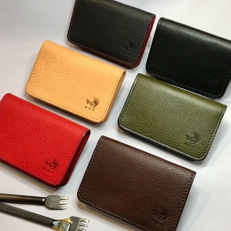 アゴモノガタリ・ヌメ革名刺入れ