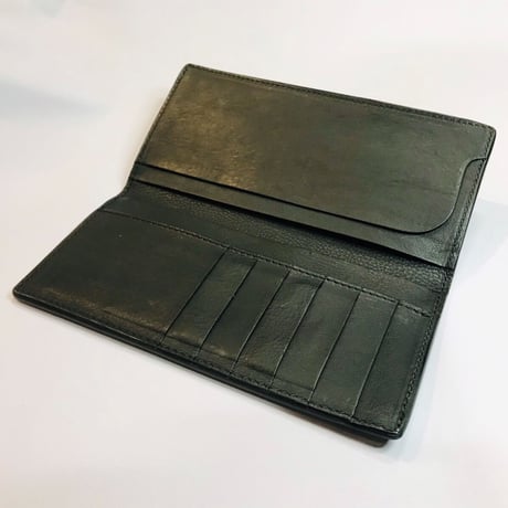 アゴモノガタリ・ヌメ革薄型長財布（薄作り小銭入れなし）