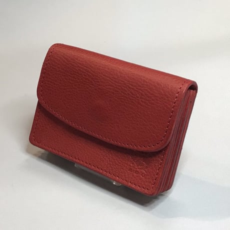アゴモノガタリ・ヌメ革ジャバラ（蛇腹）カードケース