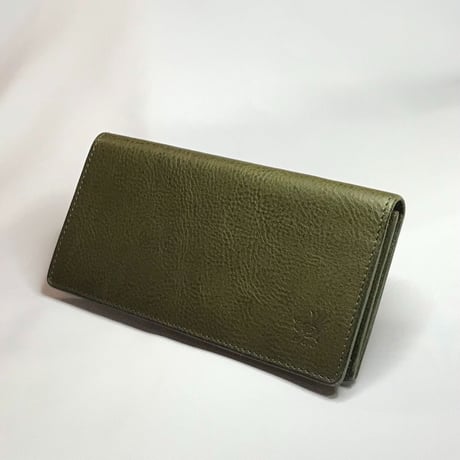 アゴモノガタリ・ヌメ革長財布（二つ折り）