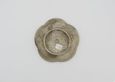 渡辺信史　白釉薬の焼締小皿