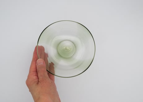 谷道和博　T-22薄グリーン四線小鉢
