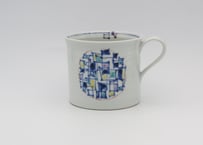 松尾貞一郎　色絵器丸紋マグ7