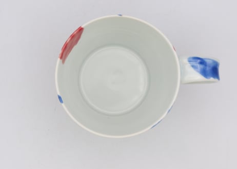 古川桜　色絵磁器ボタニカルマグF