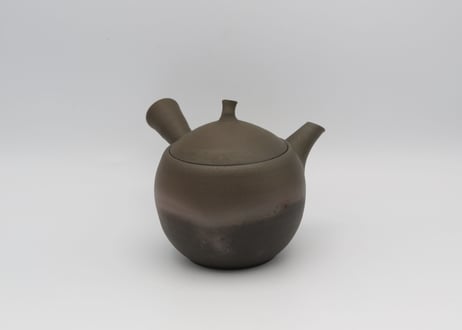 伊藤成二　炭化窯変リンゴ型1.5合急須