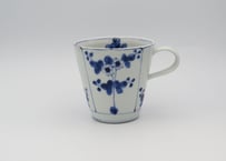 松尾貞一郎　染付磁器菊紋マグ12