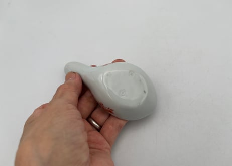 清水なお子　色絵磁器れんげ鬼灯紋