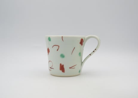 古川章蔵　色絵磁器マグ A1
