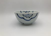 清水なお子　染付磁器梅紋飯碗