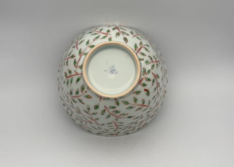 古川桜　色絵磁器赤絵面鉢