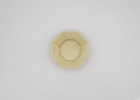 渡辺信史　灰釉小皿ベージュ