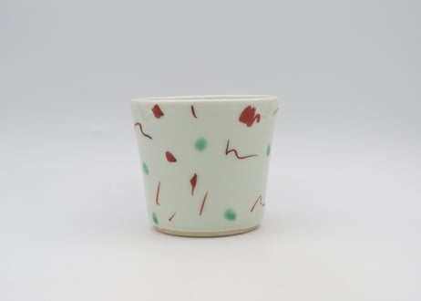 古川章蔵　色絵磁器マグA3