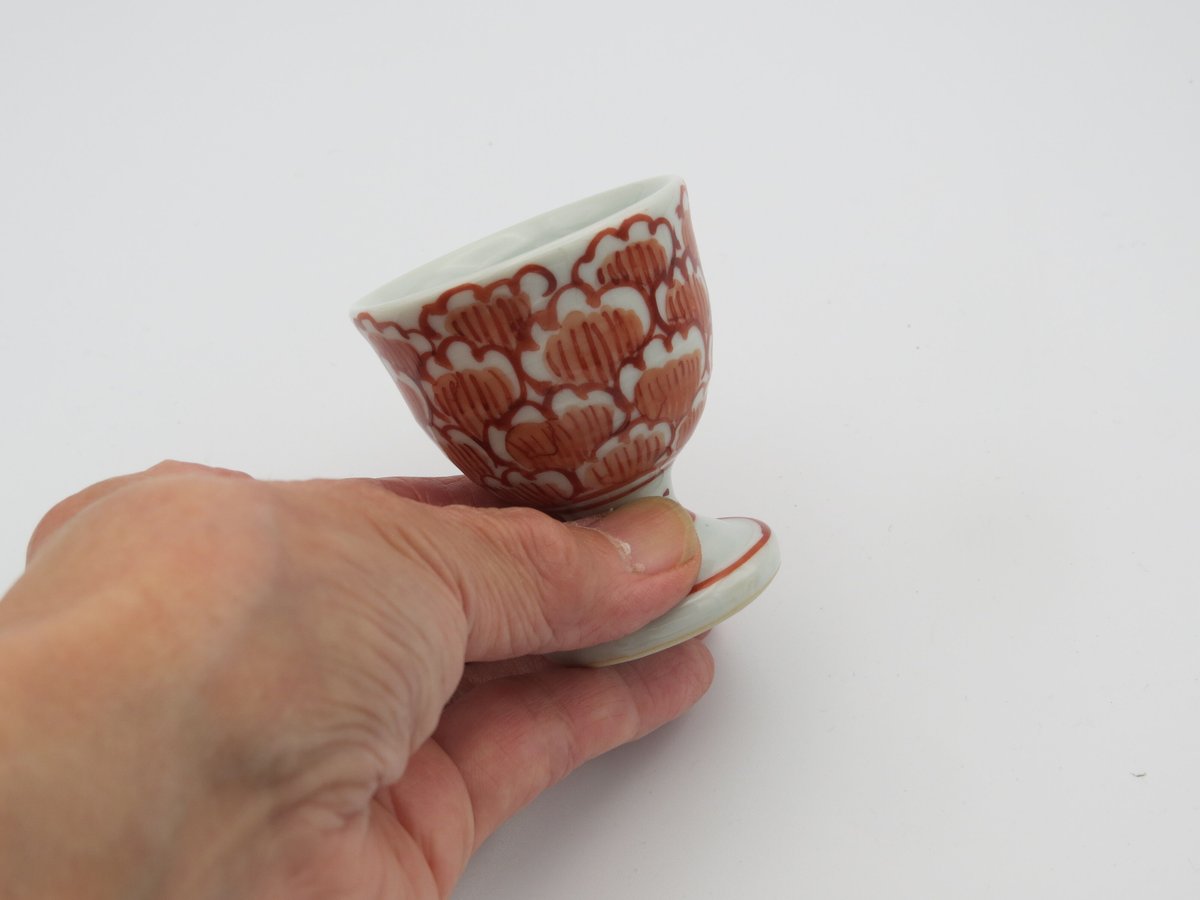 高橋宏彰 色絵磁器赤絵足つき杯 | 工藝舎 オンラインショップ 高橋宏彰 色絵磁器赤絵足つき杯 | 工藝舎 オンラインショップ