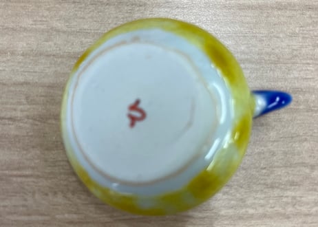 髙橋宏彰　色絵磁器小鳥の箸置き