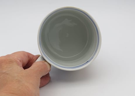 松尾貞一郎　色絵磁器マグN18