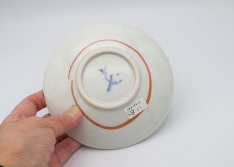 古川章蔵　色絵磁器クレマチス皿SB