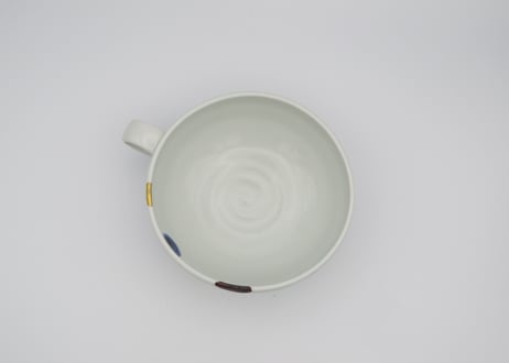 松尾貞一郎　染付け磁器スープカップT-64