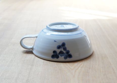 松尾貞一郎　染付け磁器スープカップT-62