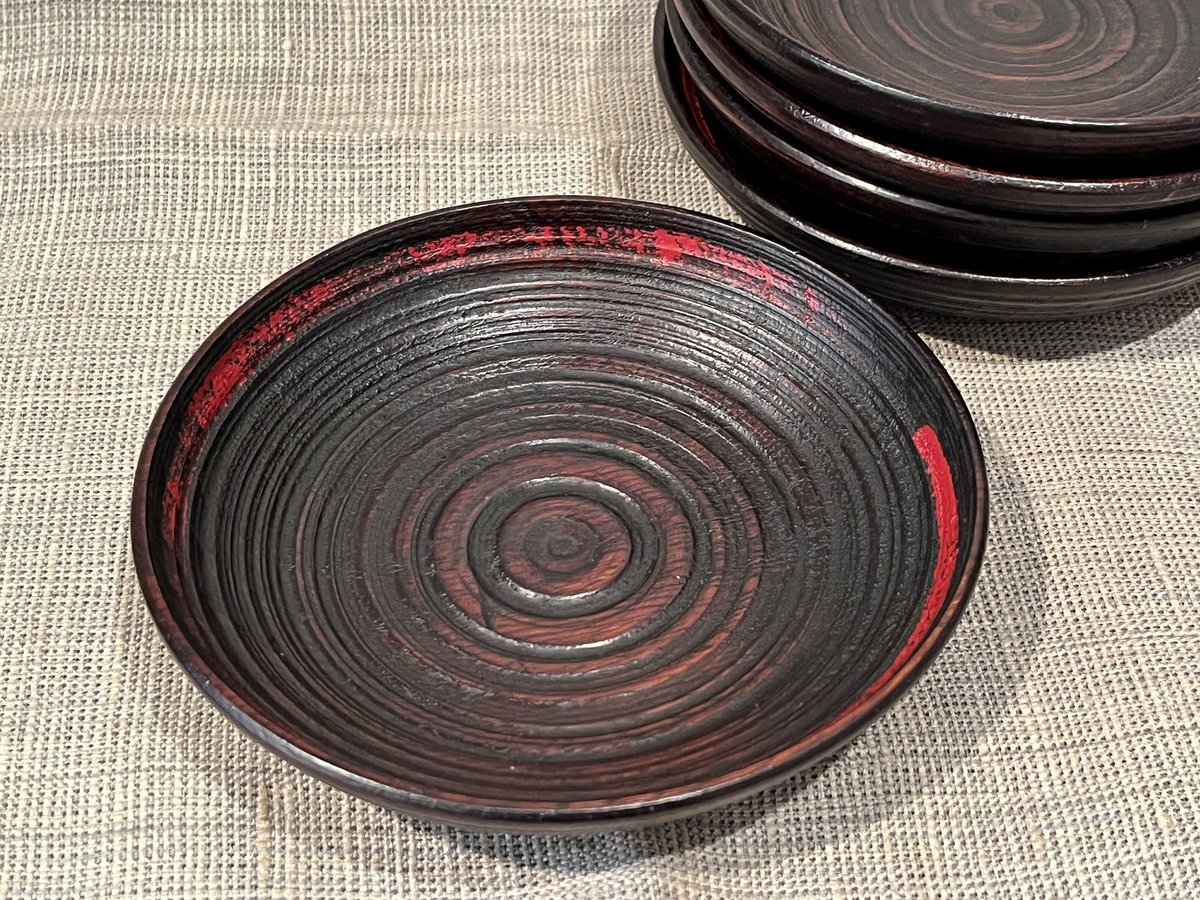 姝丸茶托 五客 姝丸茶托 五客