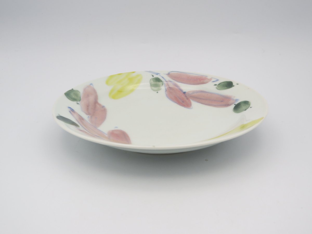 新品★古川桜 シダ文 楕円皿 2枚 古川桜 色絵磁器オリーブ6寸皿 | 工藝舎 オンラインショップ