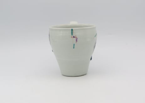 松尾貞一郎　色絵磁器マグN17