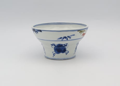 松尾貞一郎　色絵磁器赤絵マグN4