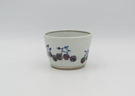 松尾貞一郎　色絵磁器マグT-67