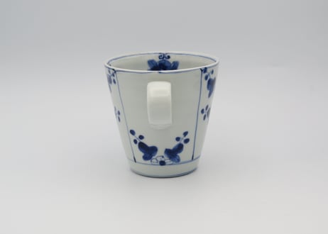 松尾貞一郎　染付磁器菊紋マグ12