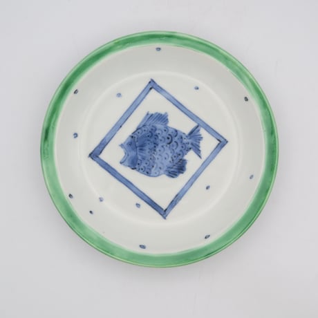 新品★古川桜 シダ文 楕円皿 2枚 作家 森田みほ 楕円皿 ピンク ¥4,400 大人の焼き物