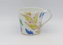 古川桜　色絵磁器ボタニカルマグC