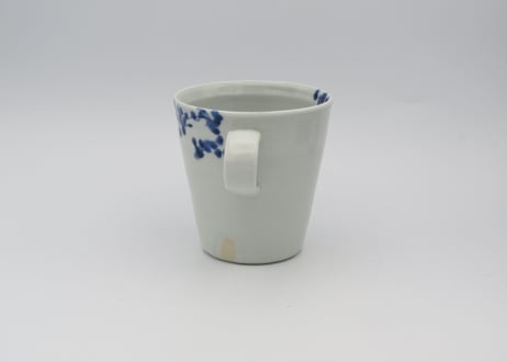 松尾貞一郎　染付磁器つる花マグ14