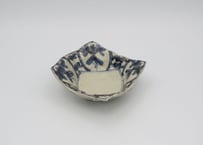 松尾貞一郎　荒土染付け小鉢