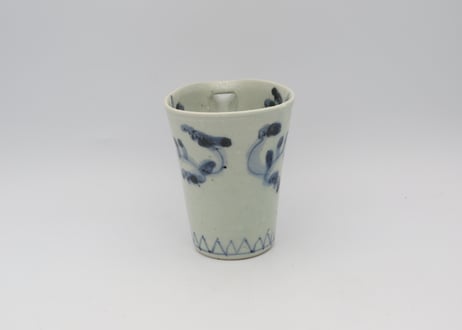 14片口 牡丹唐草 泉山釉