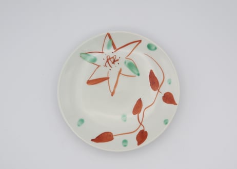 古川章蔵　色絵磁器クレマチスDA