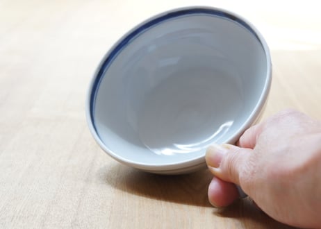松尾貞一郎　染付け磁器スープカップT-62