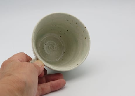 松尾三希子　半磁器緑マグN15