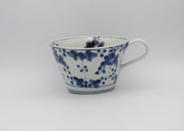 松尾貞一郎　染付磁器花紋スープカップ7