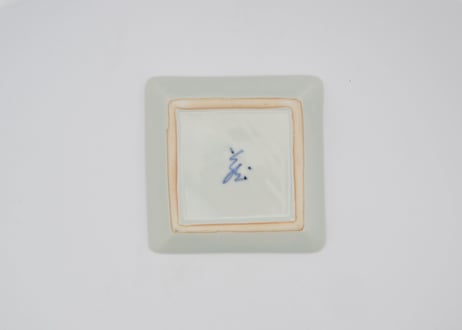 古川章蔵　色絵磁器四色各小皿