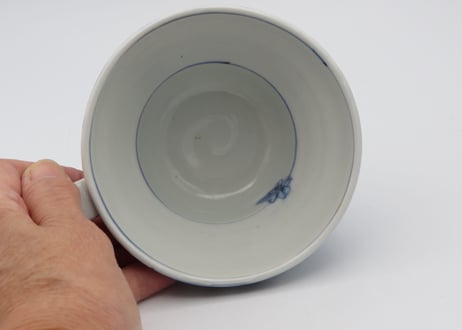 松尾貞一郎　染付磁器花のマグN2