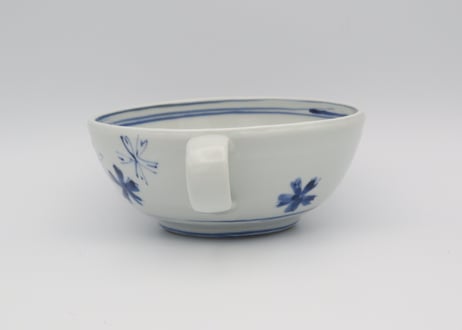 松尾貞一郎　　染め付け桜スープカップT-24