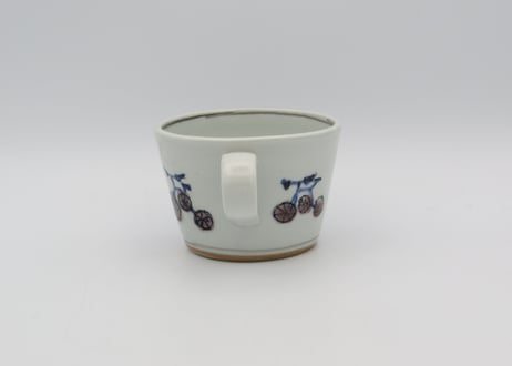 松尾貞一郎　色絵磁器マグT-67