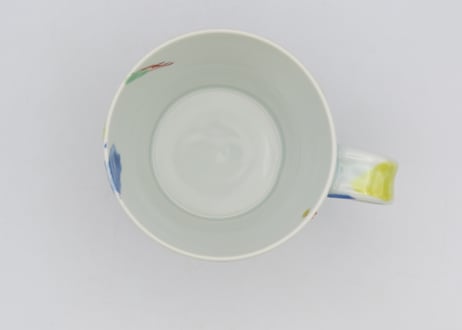 古川桜　色絵磁器ボタニカルマグC