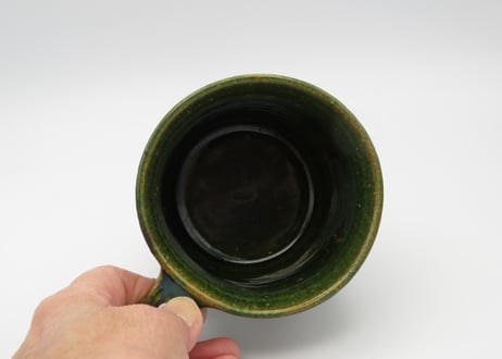 東直人　織部面取り錆紋スープカップ506