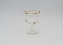 谷道和博　T-17茶金縁捻り泡モール酒盃