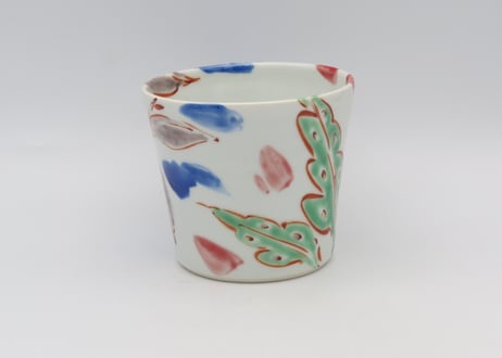 古川桜　色絵磁器ボタニカルマグE