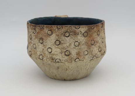 金井春樹  陶器手捻りのスープカップD