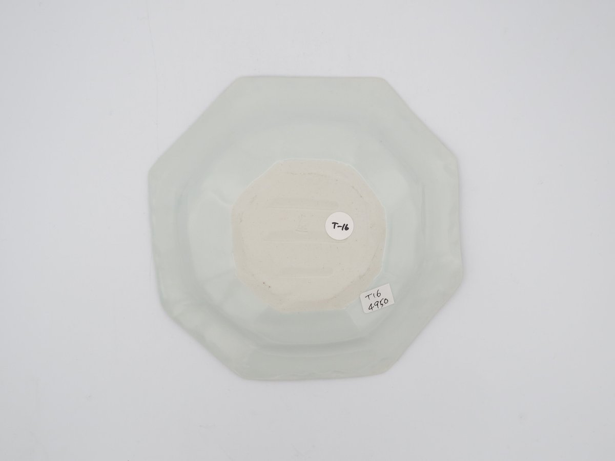 松尾貞一郎 色絵磁器ストライプ八角皿 | 工藝舎 オンラインショップ