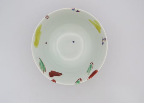 古川桜　色絵磁器ボタニカル麺鉢C
