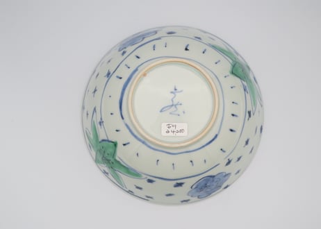 古川章蔵　色絵磁器花の大鉢