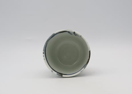 蕎麦古川章蔵　染付け磁器ちょく小鉢B